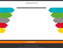 Tablet Screenshot of oreillysparts.com